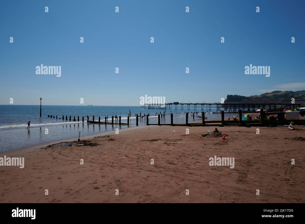 Teignmouth town beach hires stock photography and images Alamy
