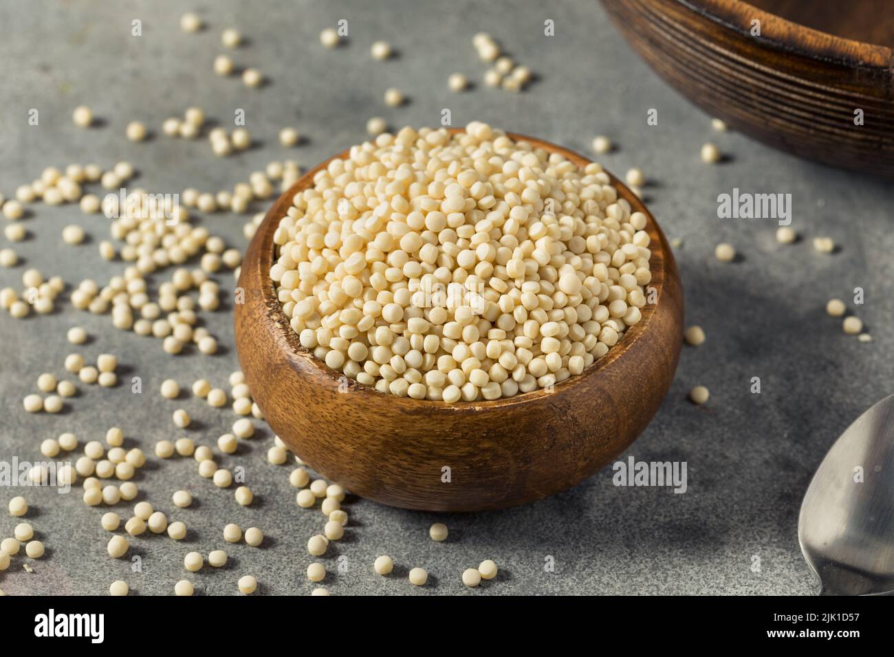 Raw Dry Organic Couscous in a Bowl Stock Photo Alamy