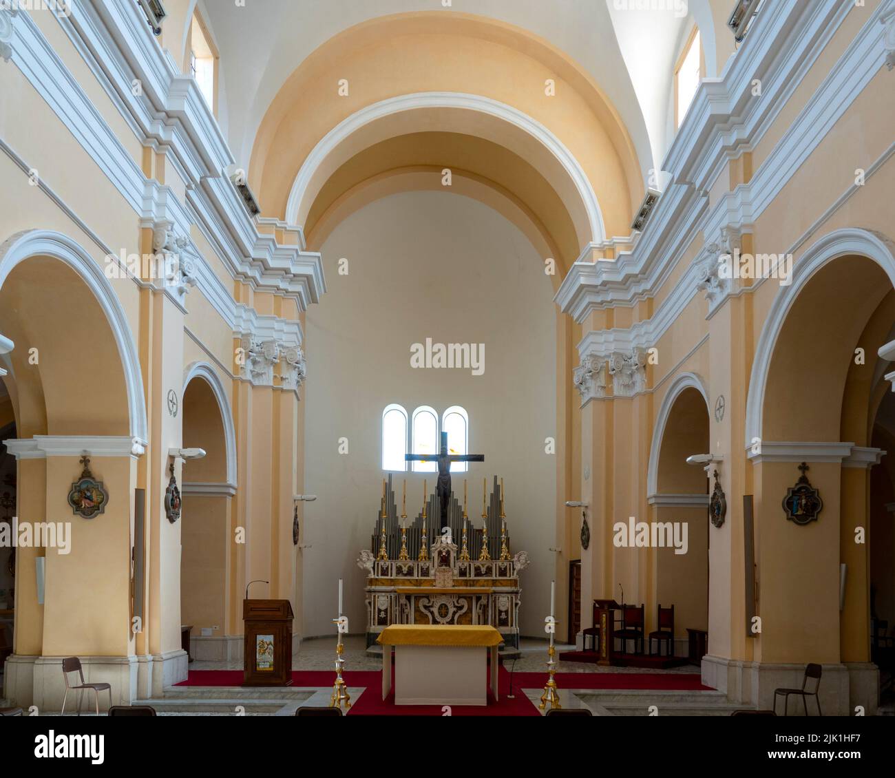 Interior Of The Complex Of San Pietro Apostolo Loreto Aprutino Italy