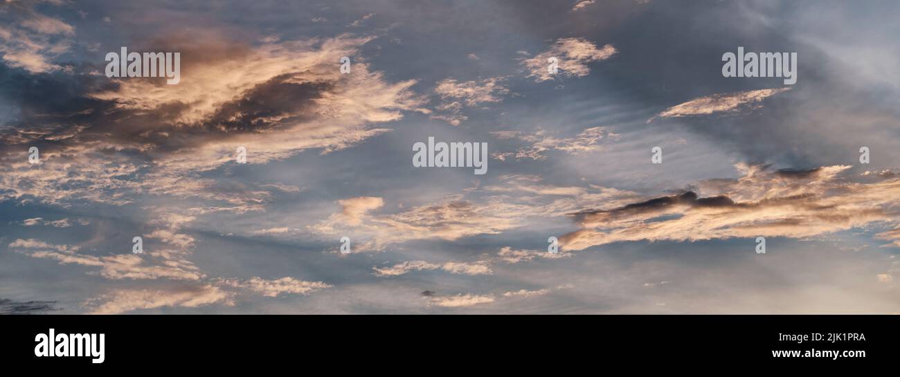 Sunset sky. Scenic dramatic cloudy landscape Stock Photo - Alamy