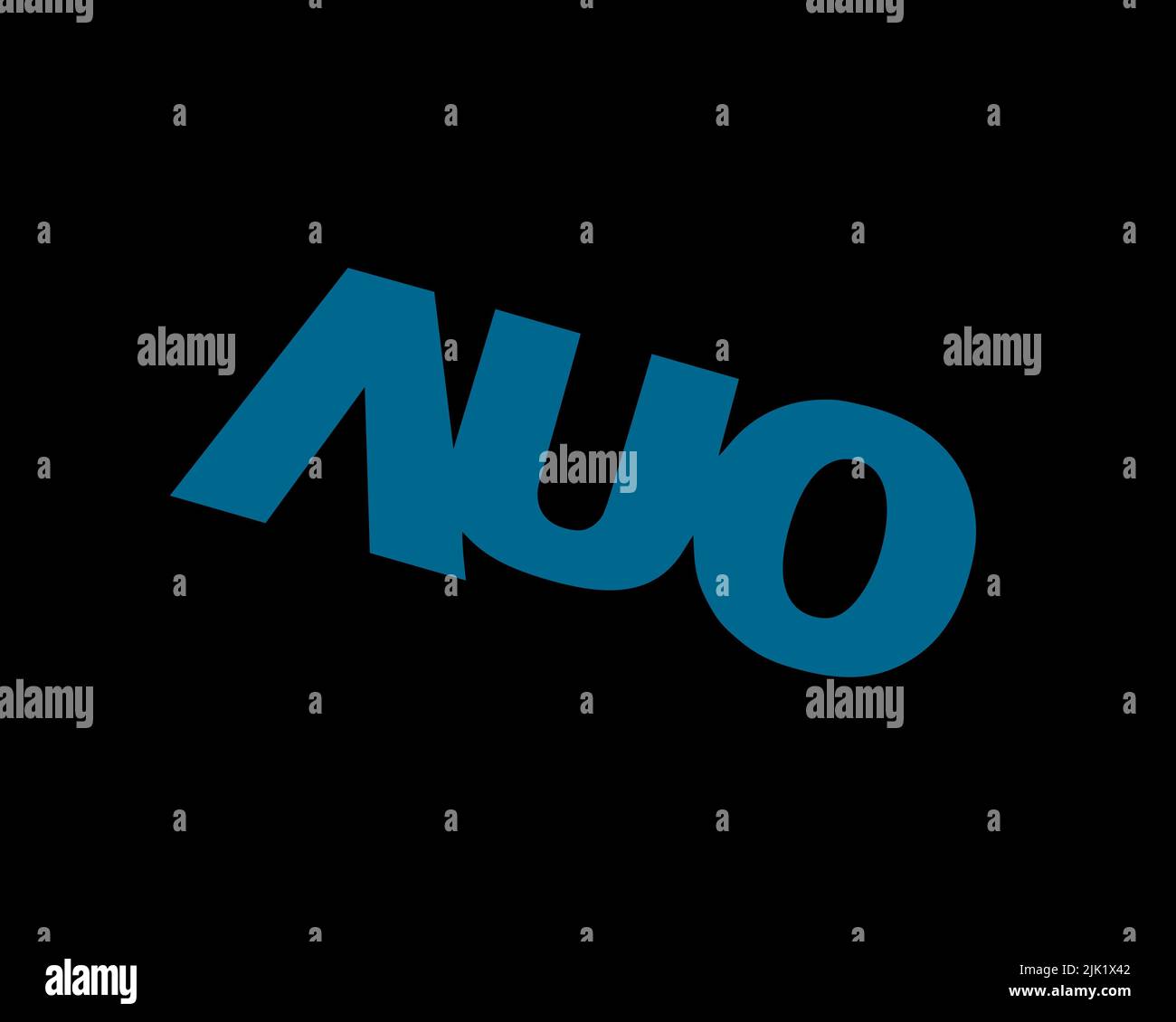 AU Optronics, rotated logo, black background B Stock Photo Alamy