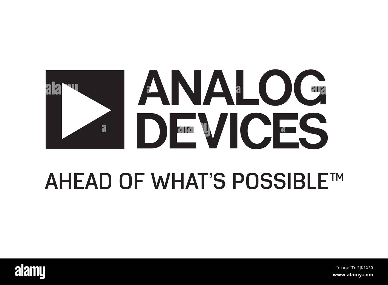 Analog Devices, Logo, White Background Stock Photo Alamy