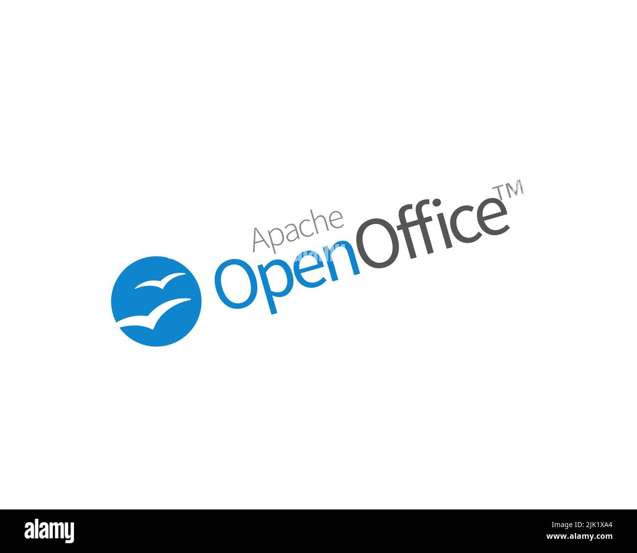 Apache OpenOffice, rotated logo, white background Stock Photo - Alamy
