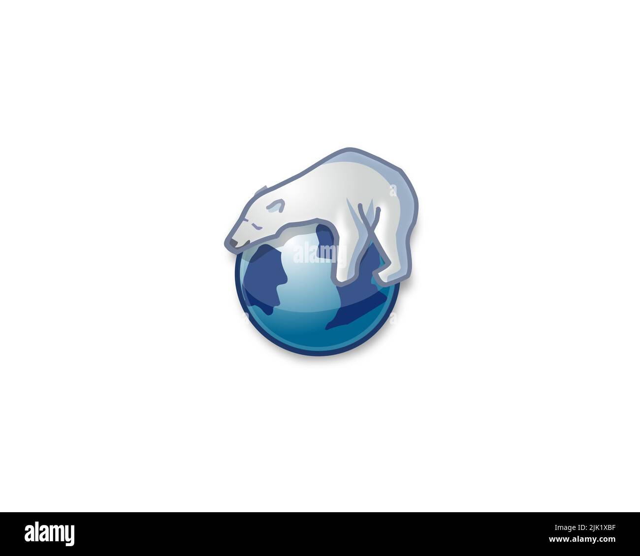 Arora web browser, rotated logo, white background B Stock Photo Alamy