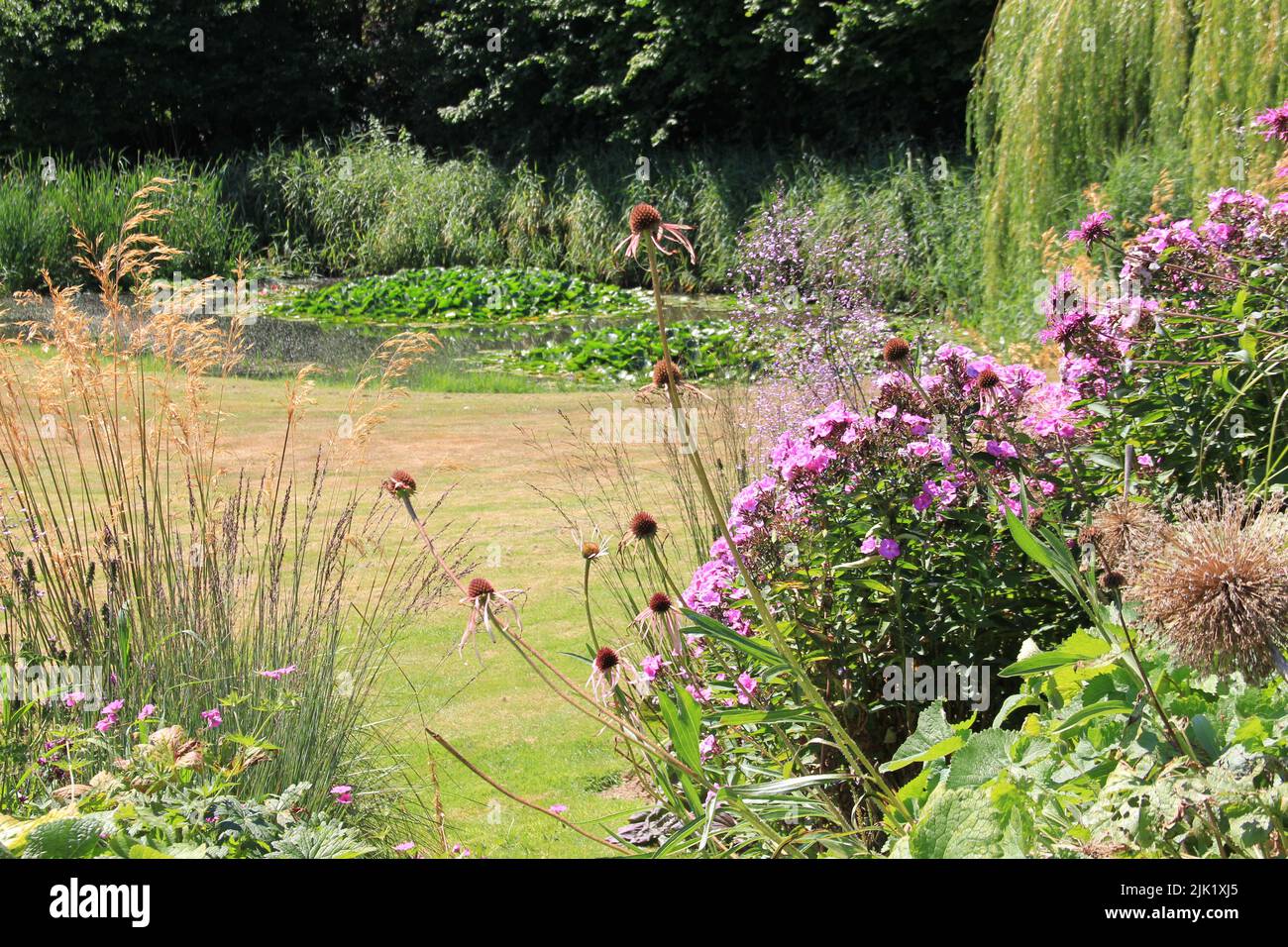 The gardens in Demen, the Netherlands Stock Photo Alamy