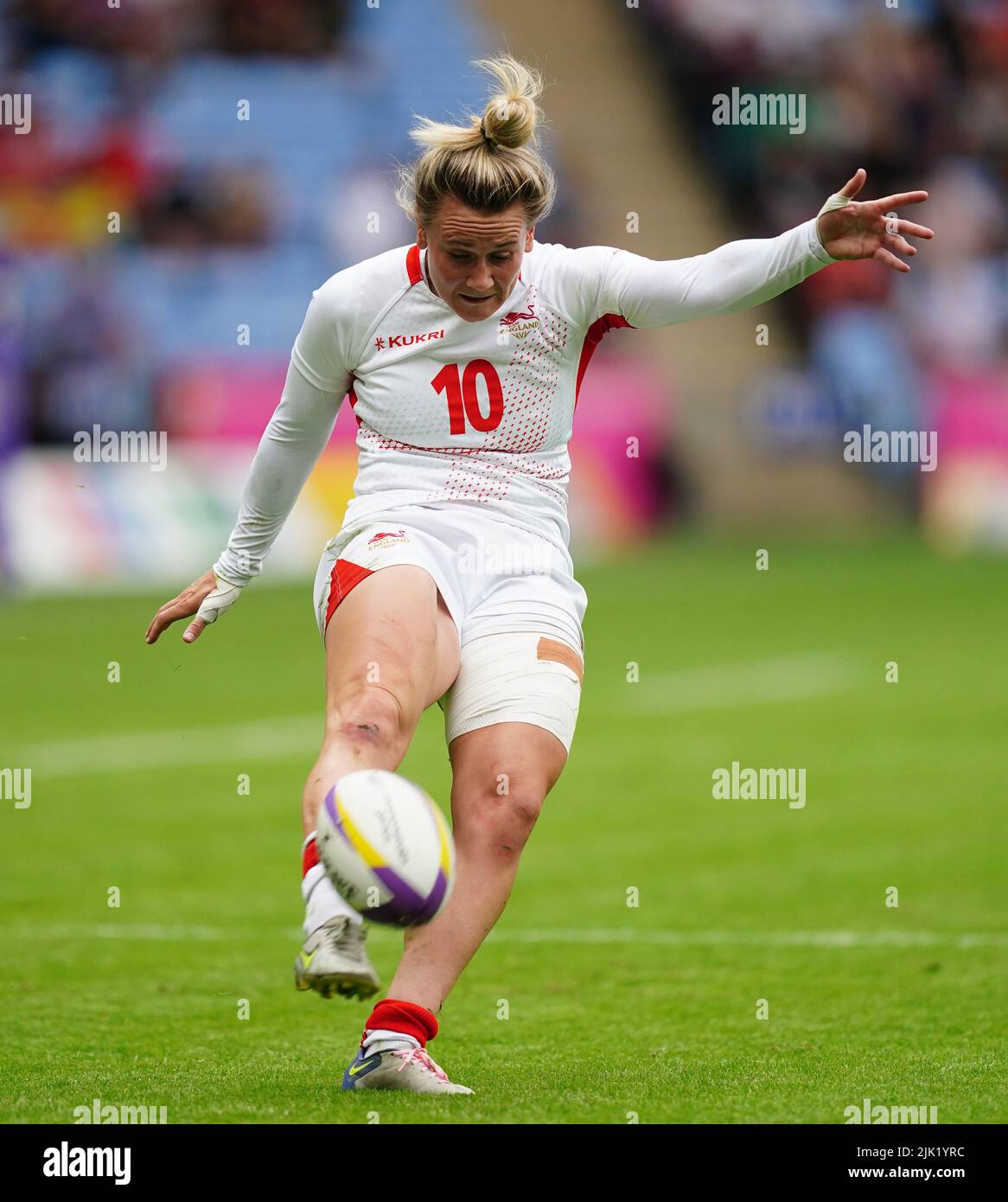 England's Megan Jones at Coventry Stadium on day one of the 2022