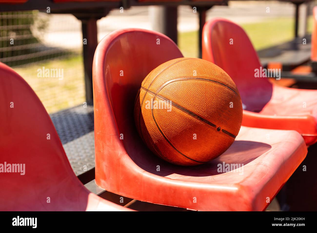 Basketball leather ball court background Stock Photo Alamy
