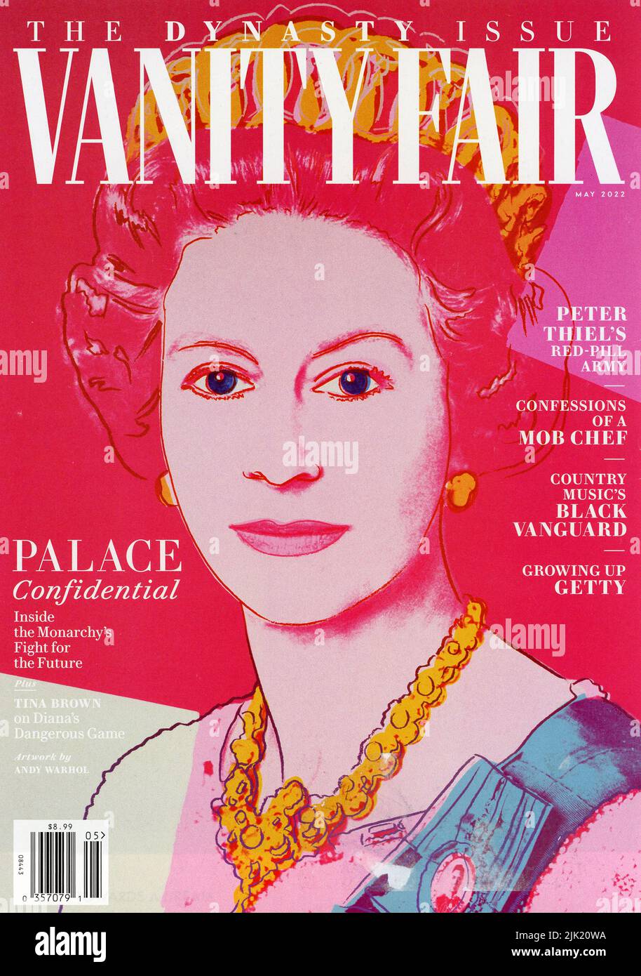 May 2022 Issue of 'Vanity Fair' cover, USA Stock Photo