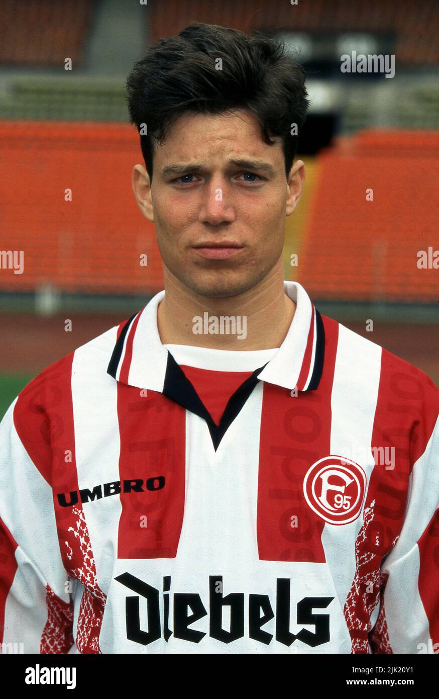 Fortuna Dusseldorf, Deutschland. 07th May, 2021. firo football, soccer,  1.Bundesliga, season 1996/1997, archive photo, 96/97 archive pictures,  Fortuna Dusseldorf, photo session, 1996 Raffael Tonello, half figure,  portrait Credit: dpa/Alamy Live News ...