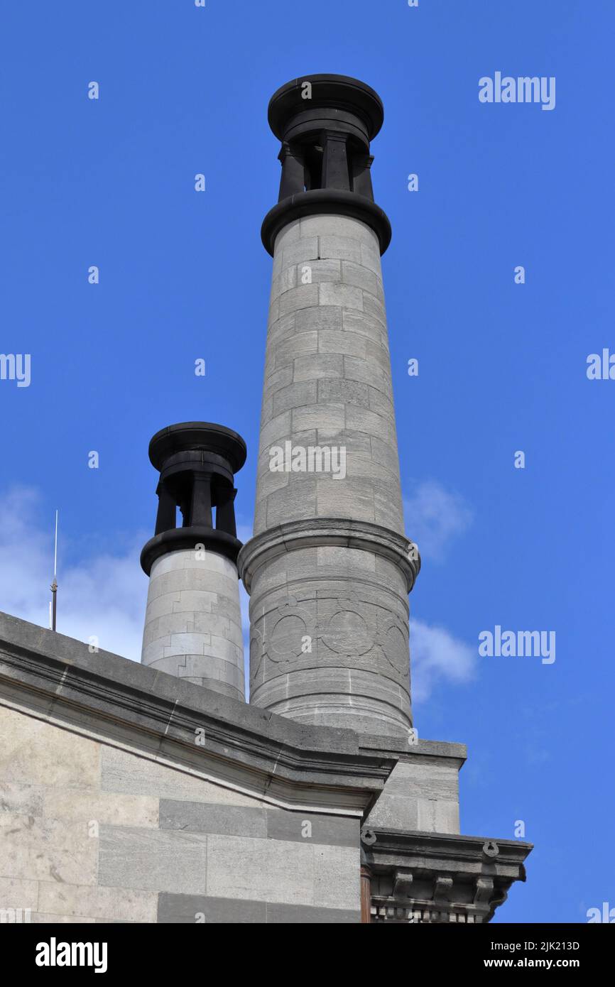 Crematorium chimneys hi-res stock photography and images - Alamy