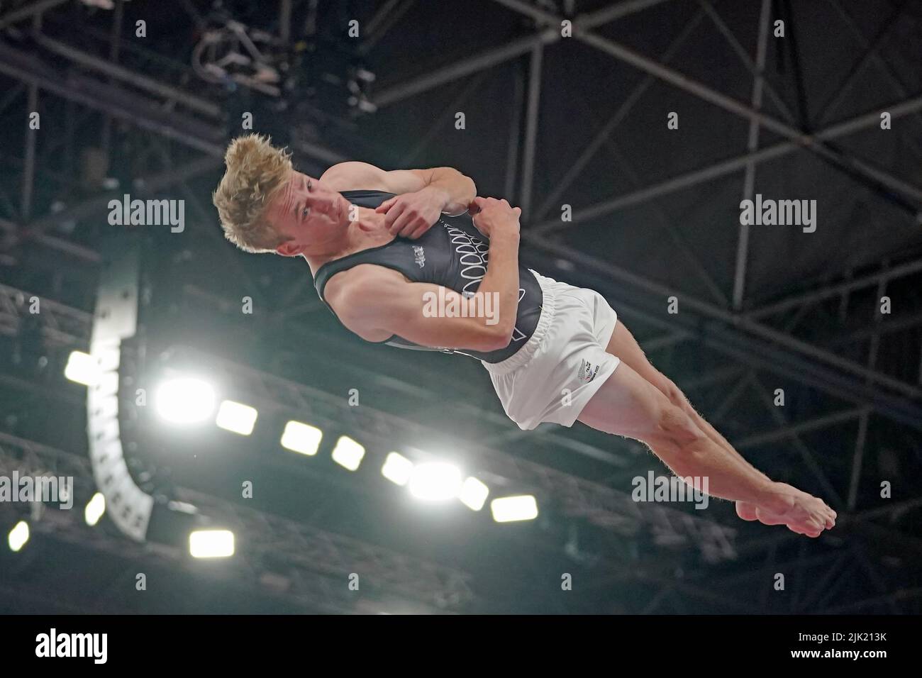 New Zealan's Jordan O'Connell- Innis during the Men's Team Final and ...