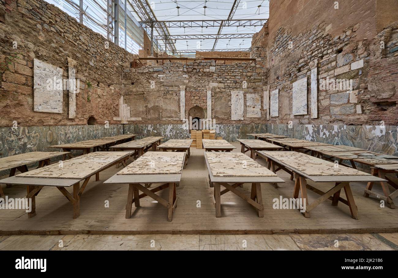 inside Terrace Houses of Ephesus, Ephesus Archaeological Site, Selcuk