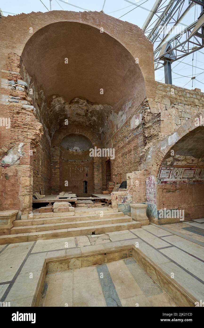 inside Terrace Houses of Ephesus, Ephesus Archaeological Site, Selcuk