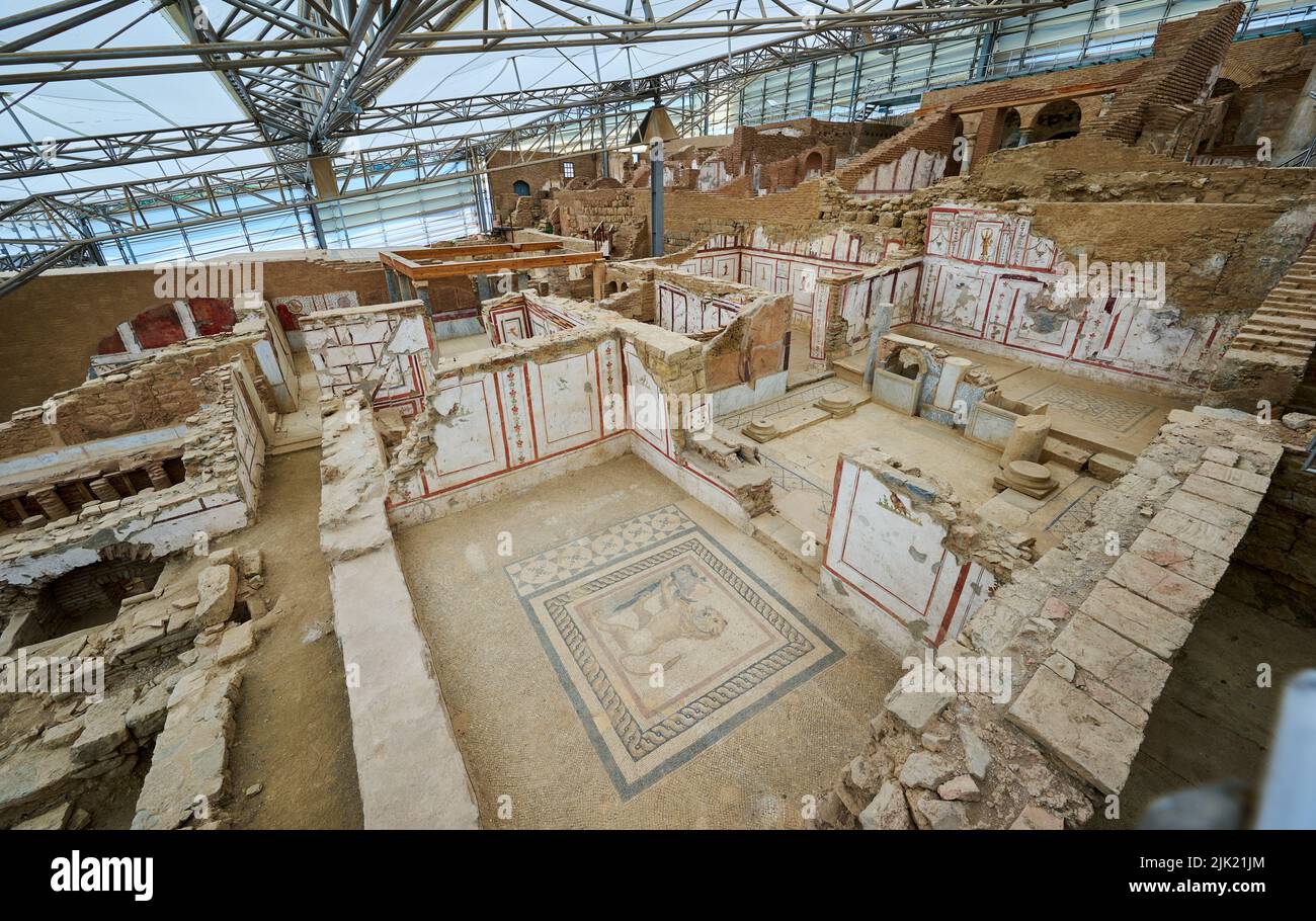 inside Terrace Houses of Ephesus, Ephesus Archaeological Site, Selcuk