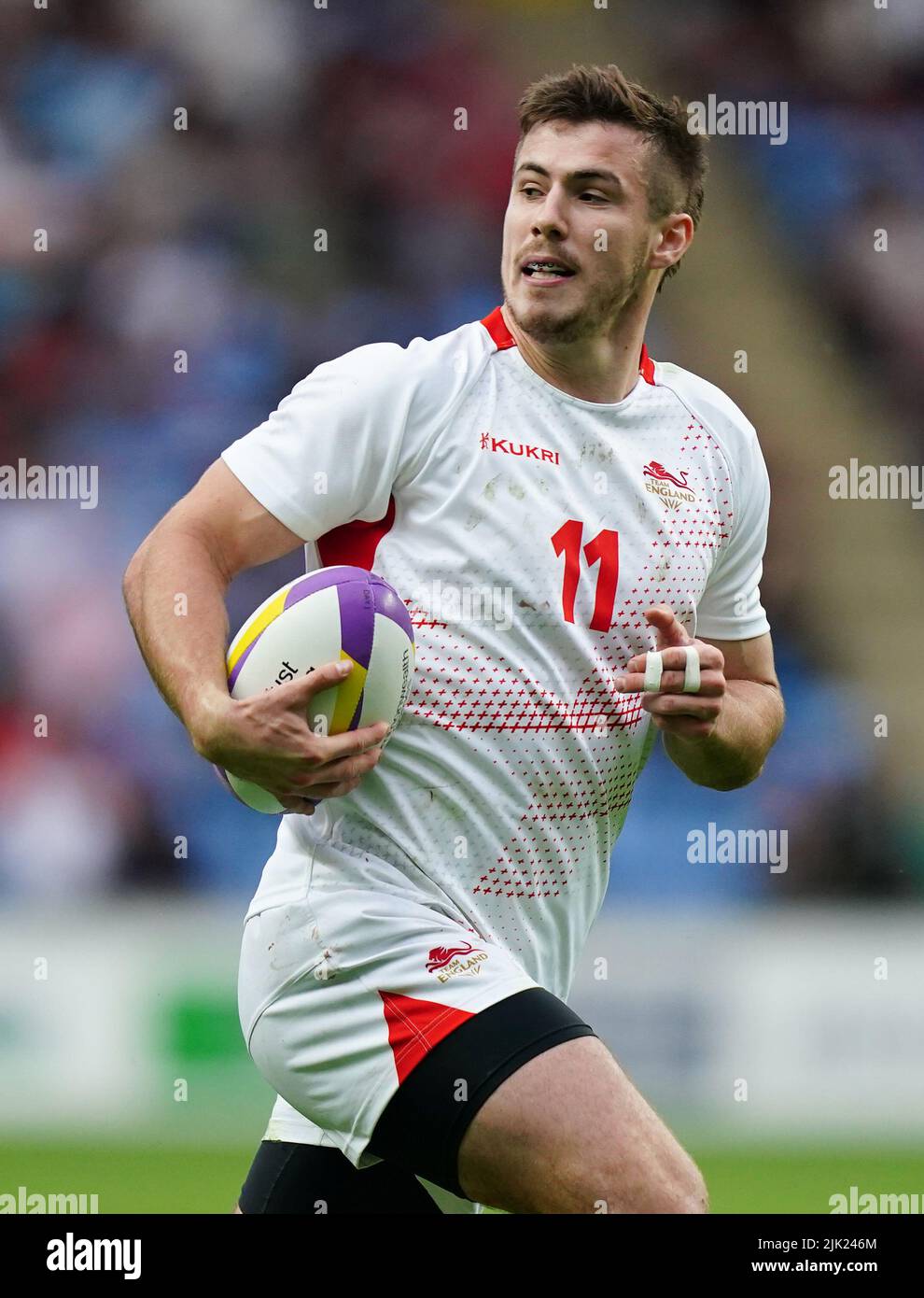 England's Charlton Kerr at Coventry Stadium on day one of the 2022