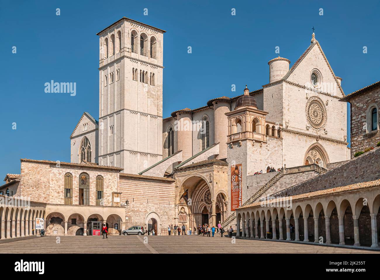 Basilica di San Francesco d'Assisi, Assisi, Umbria, Italy Stock Photo