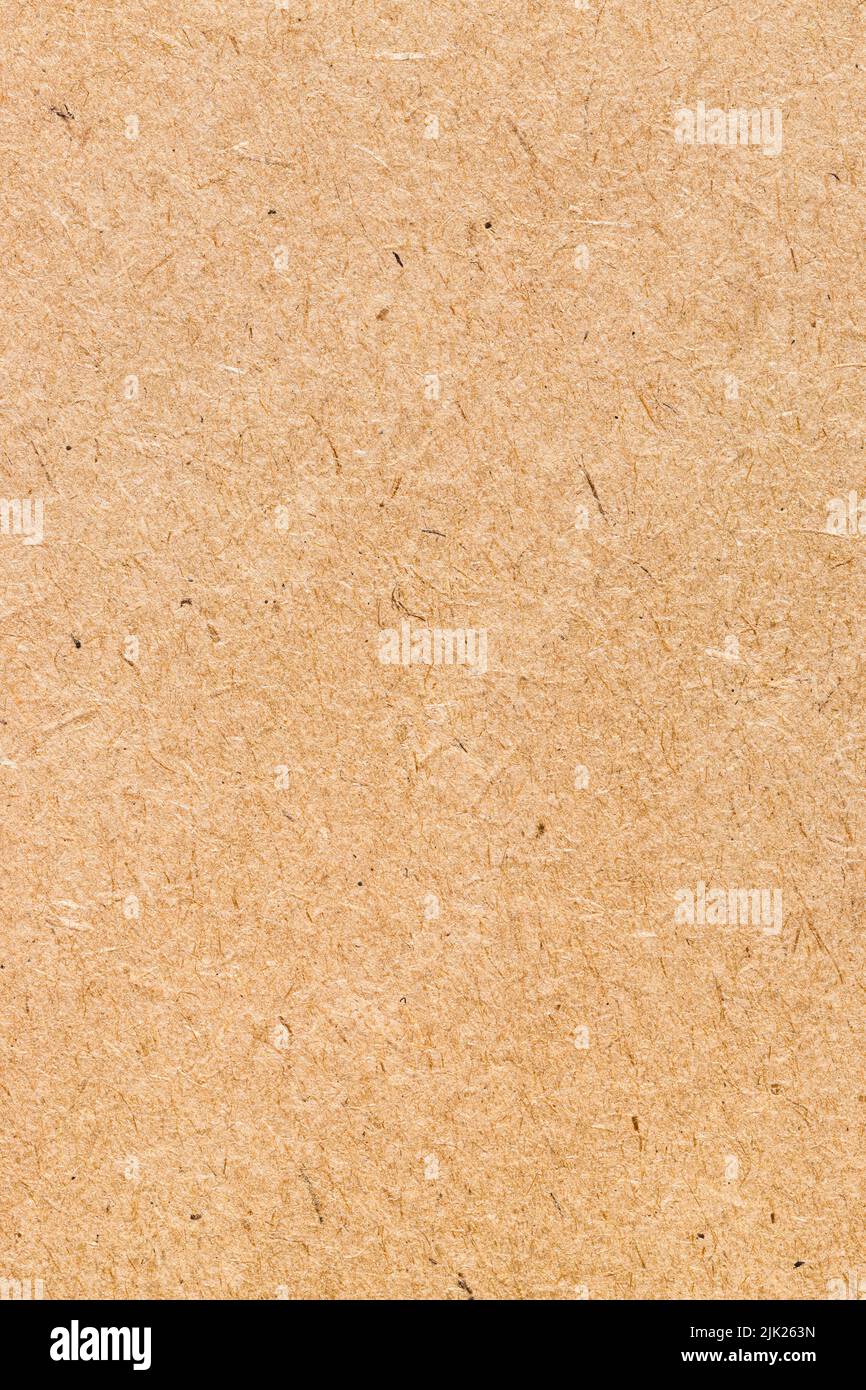 paper background - surface of old brown cardboard close up Stock Photo