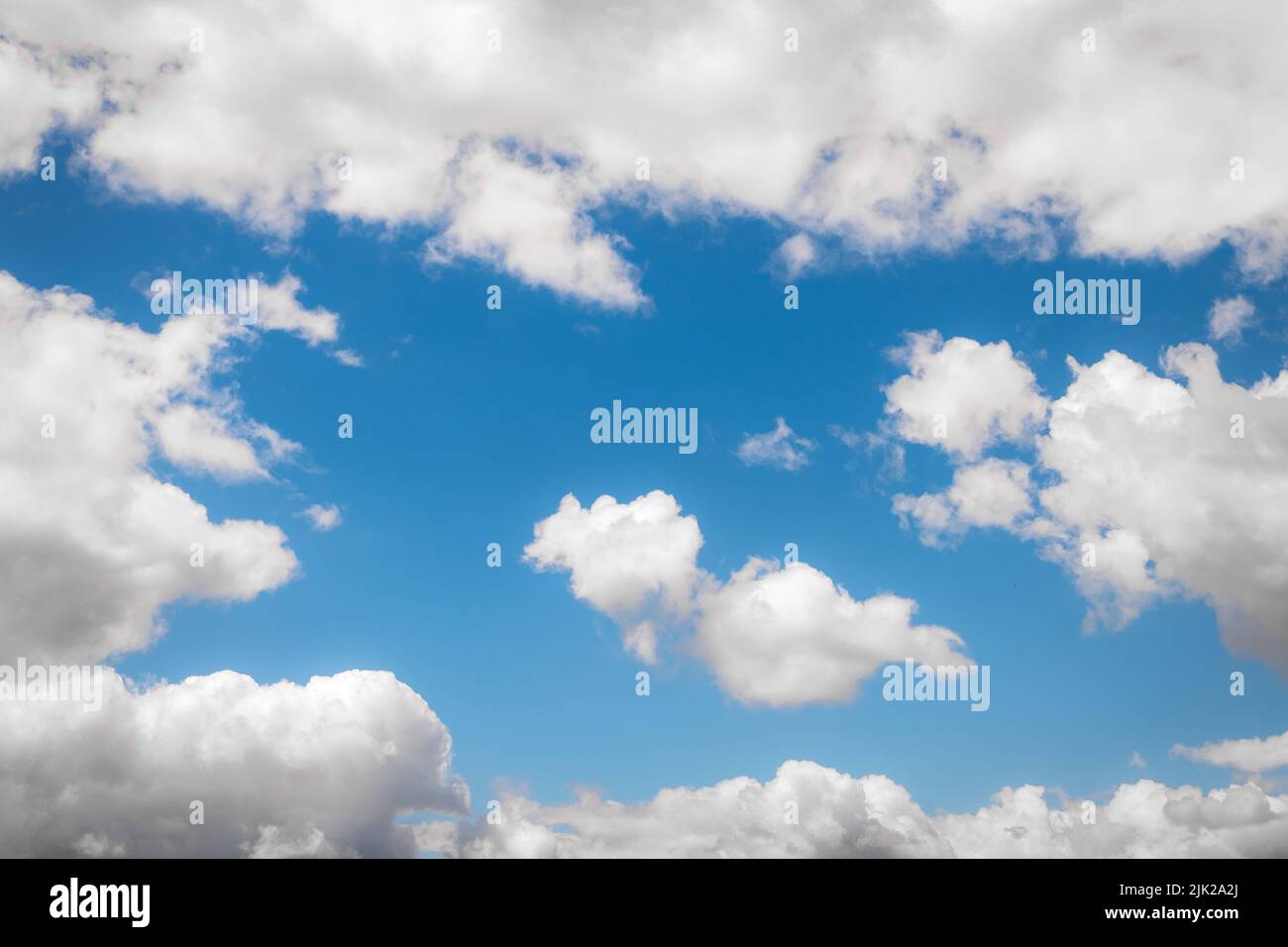 Blue sky with clouds Stock Photo