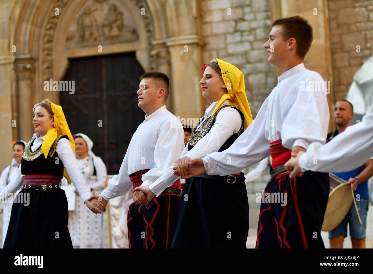 Sarajevo Bosnia And Herzegovina 29th July 2022 Dancers Perform sarajevo-bosnia-and-herzegovina-29th-july-2022-dancers-perform