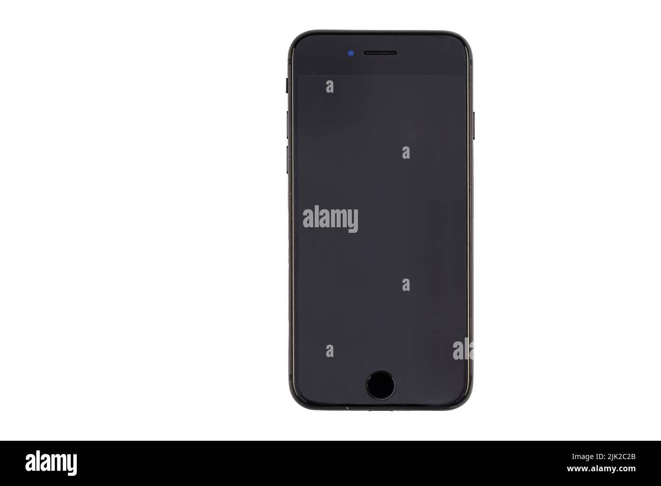 Istanbul Turkey; 23 July 2022 An Apple iPhone 8 Plus device isolated