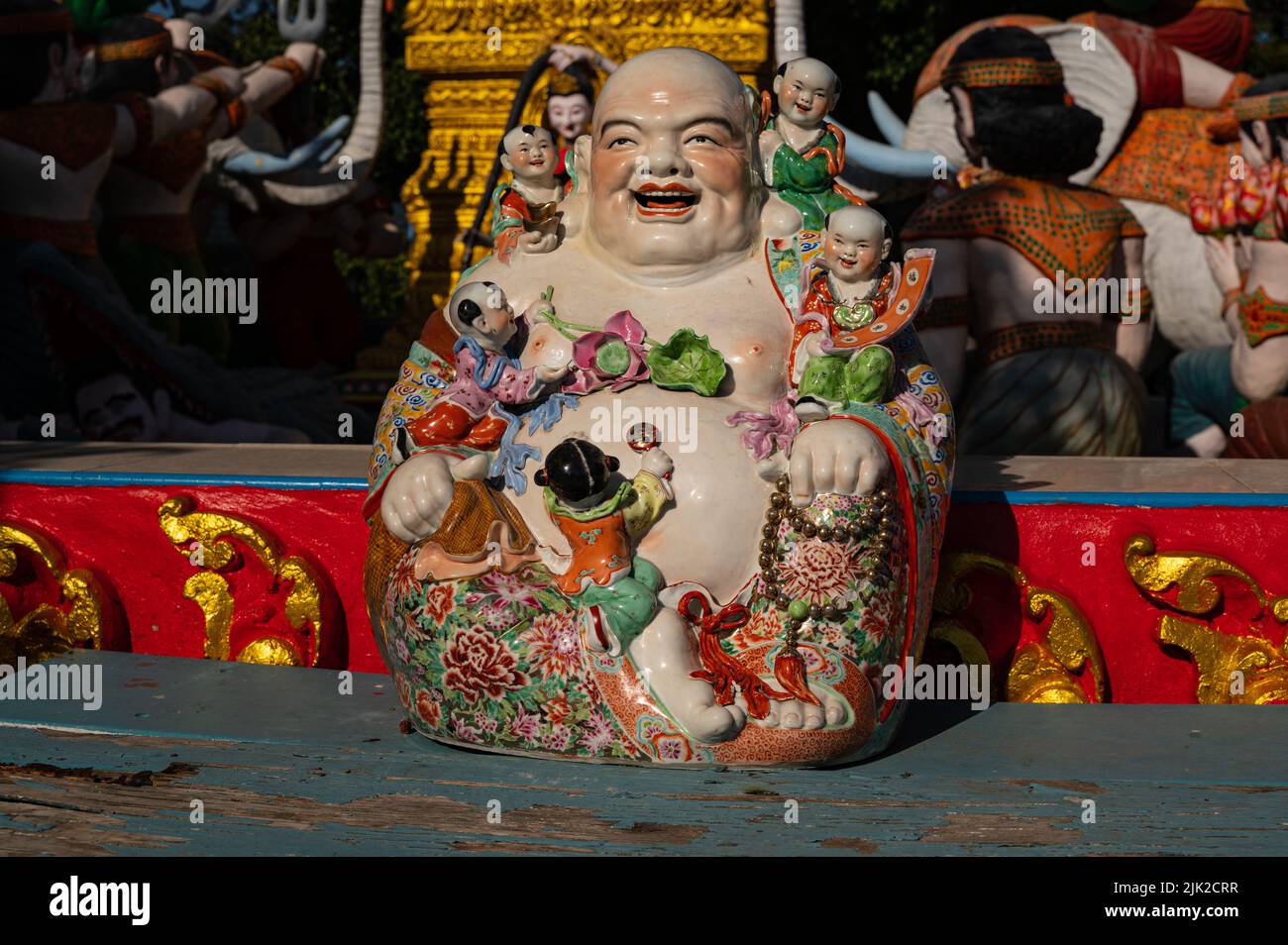 Stockton Cambodian Buddhist Temple, California Stock Photo