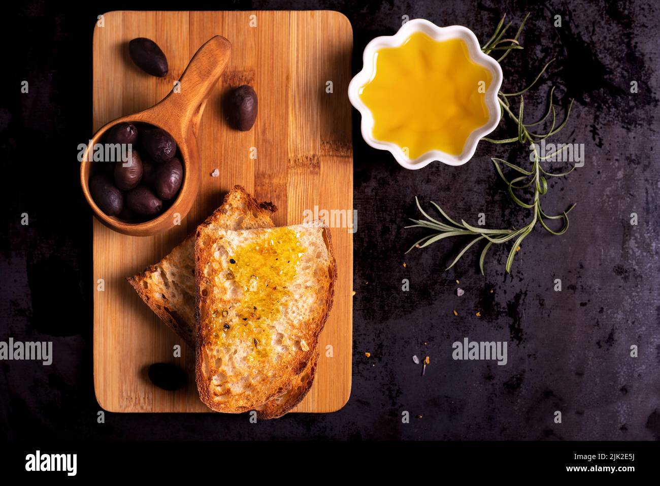 Olive oil fresh olives rustic wood hi-res stock photography and images ...