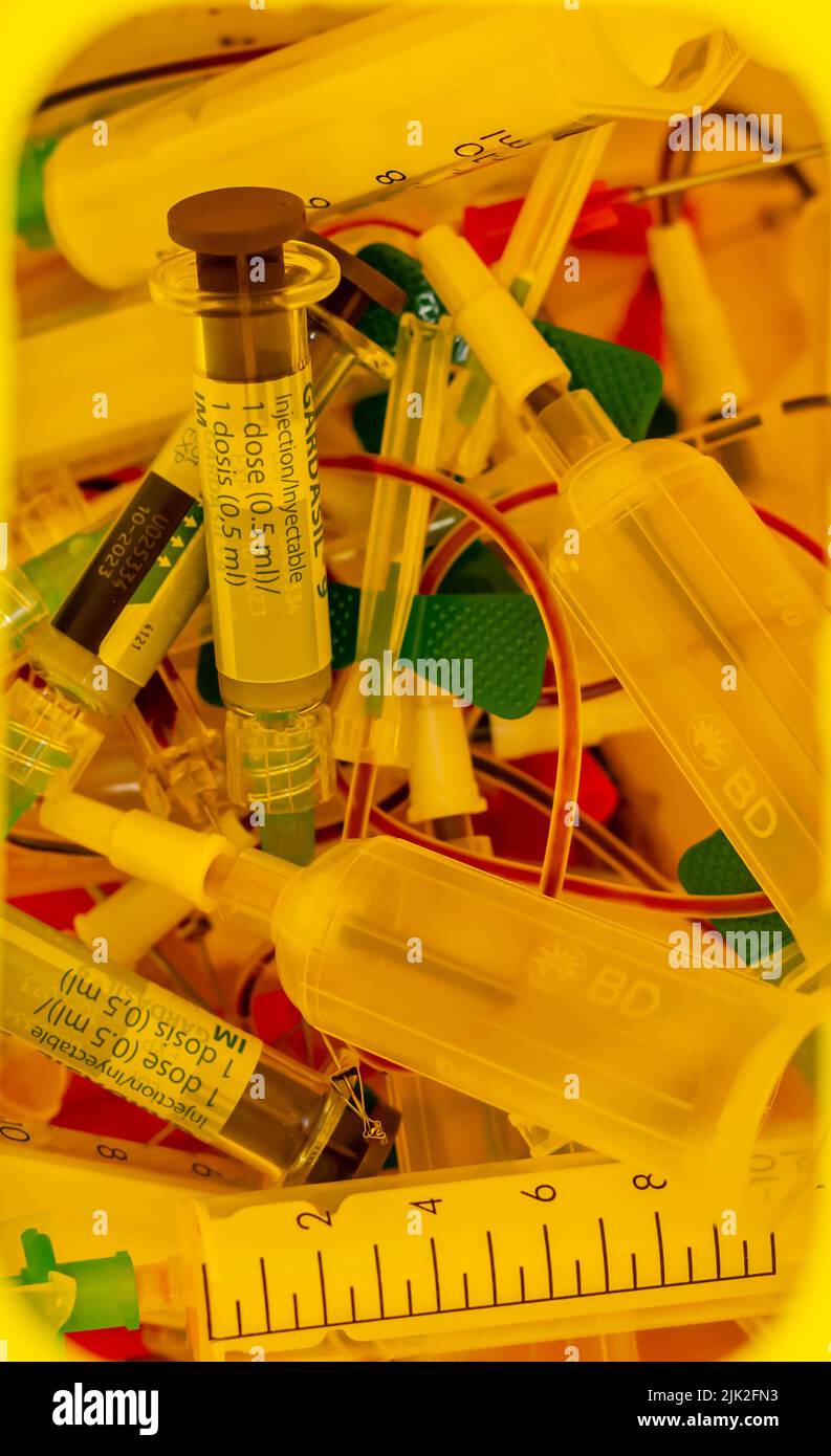 Blood waste container hires stock photography and images Alamy