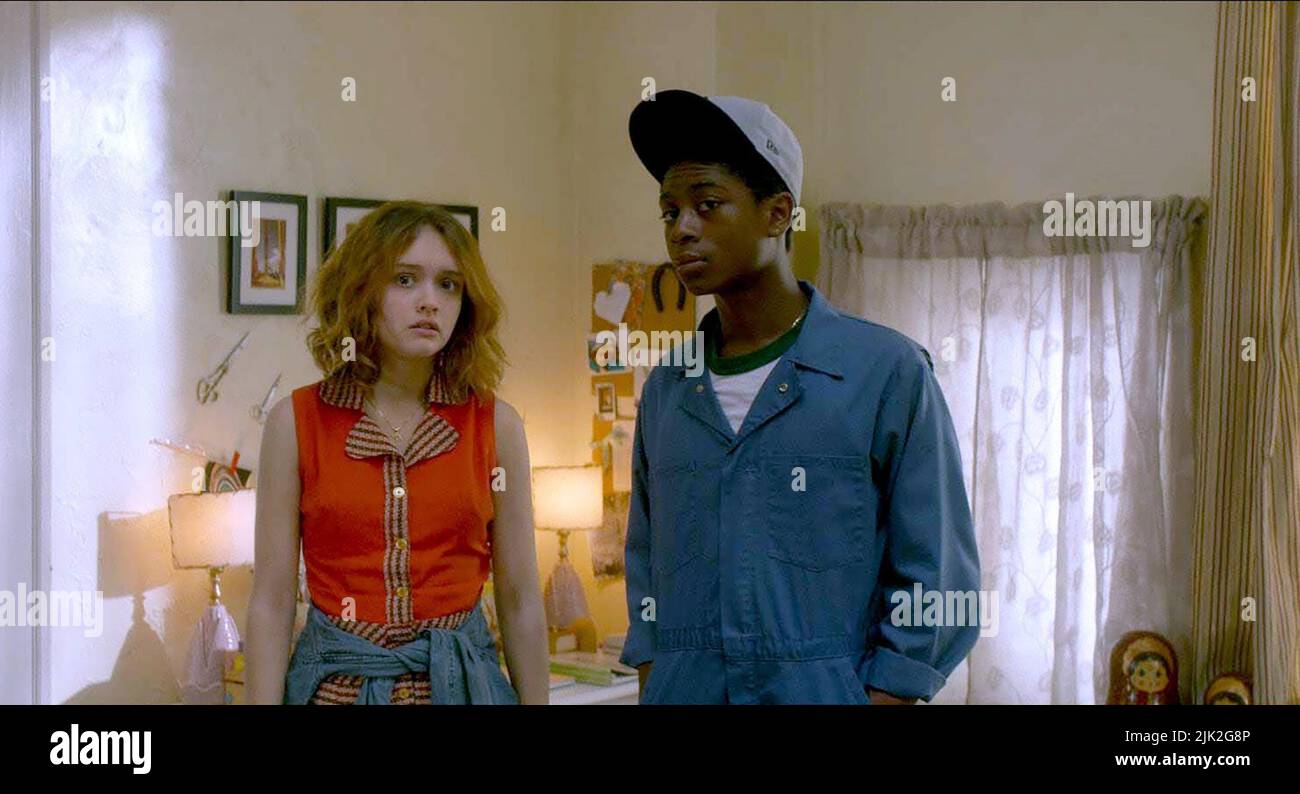 OLIVIA COOKE, RJ CYLER, ME AND EARL AND THE DYING GIRL, 2015 Stock Photo