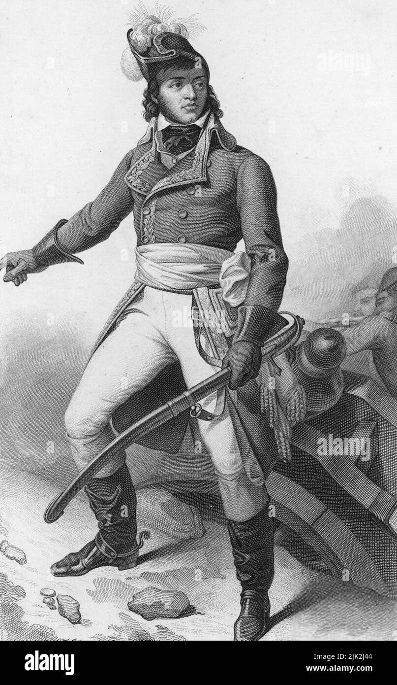 The French general Barthélemy Joubert by an unknown author Stock Photo