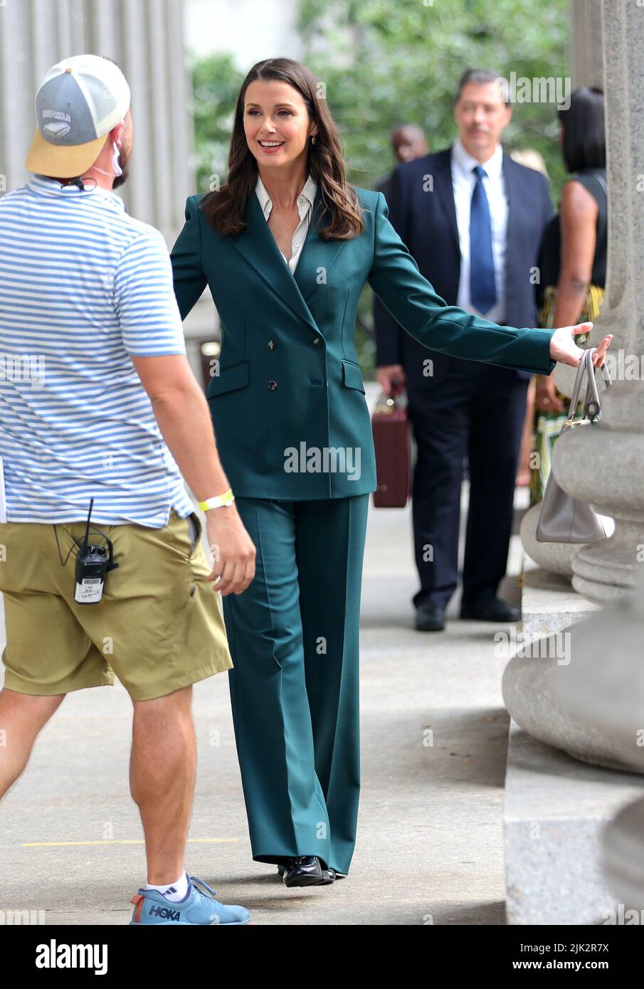 Bridget Moynahan On The Set Of ‘Blue Bloods’ -PICTURED: Bridget