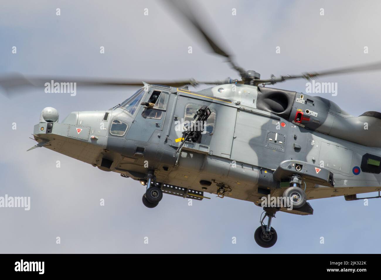 Royal Navy Wildcat at RIAT 2022, RAF Fairford. Stock Photo