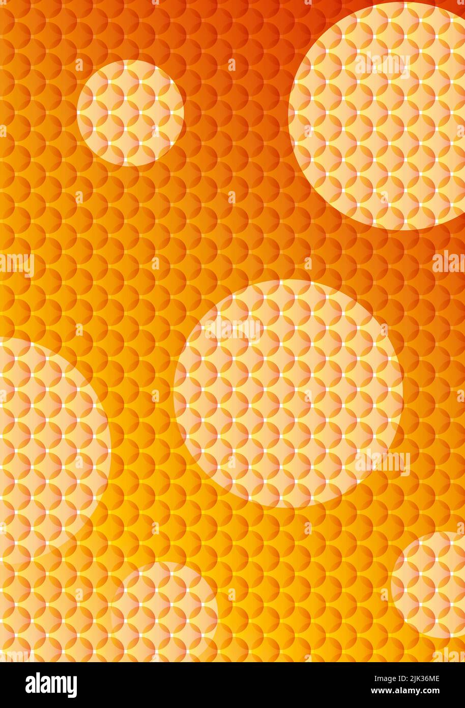 Abstract Geometry pattern orange background for design - stock illustration Stock Photo