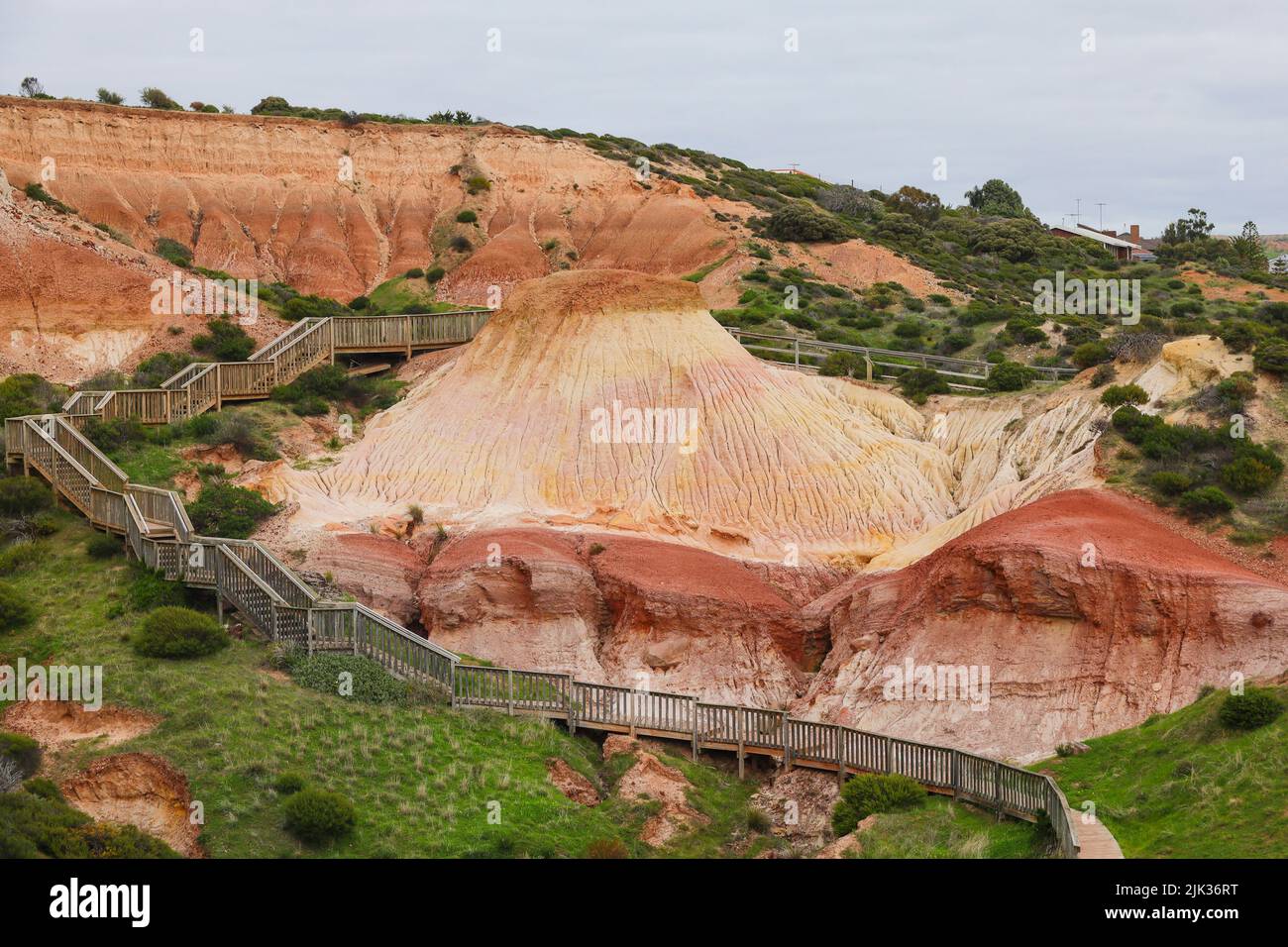 View of Sugarloaf at Hallet Cove, South Australia, a natural wonder formed over 6000 years. Stock Photo