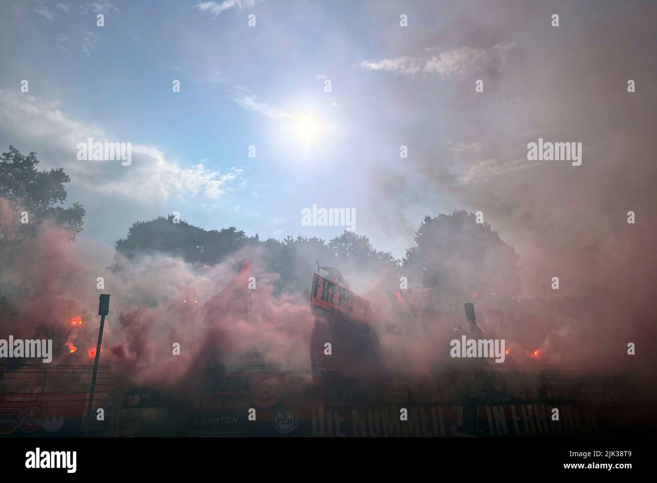 Wins Germany 29th July 22 Firo 07 29 22 Football Soccer 1st League 1st Bundesliga Season 22 23 Dfb Cup 1st Fc Kaan Marienborn 1st Fc Nuremberg 0 2 Julian Schauerte Kaan Left Versus