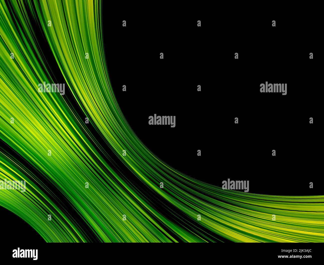 Abstract neon green color Light beam glowing background. - stock illustration Stock Photo