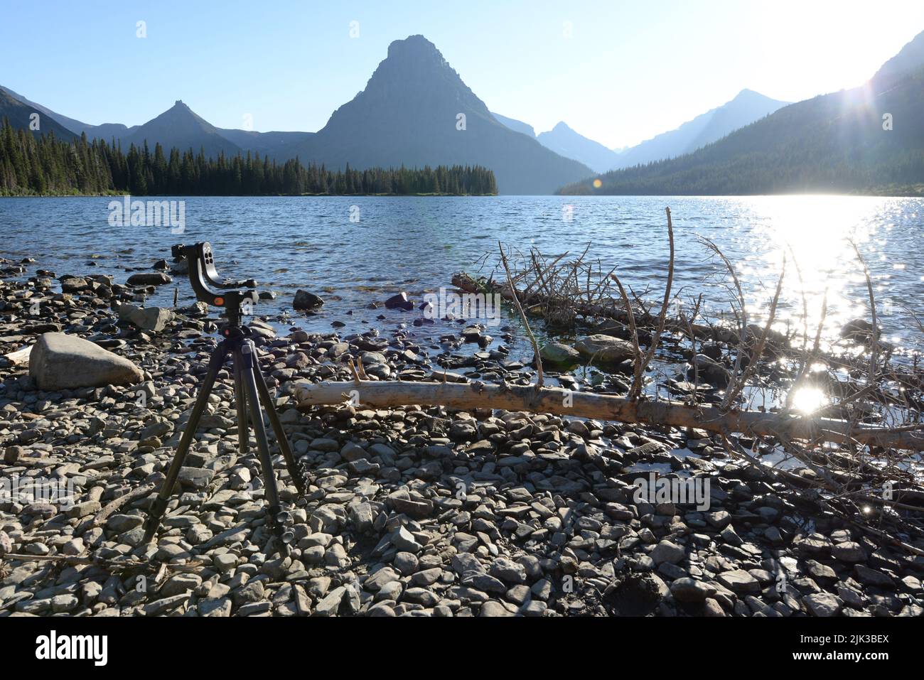 Two Medicine Lake in Glacier National Park USA Stock Photo Alamy