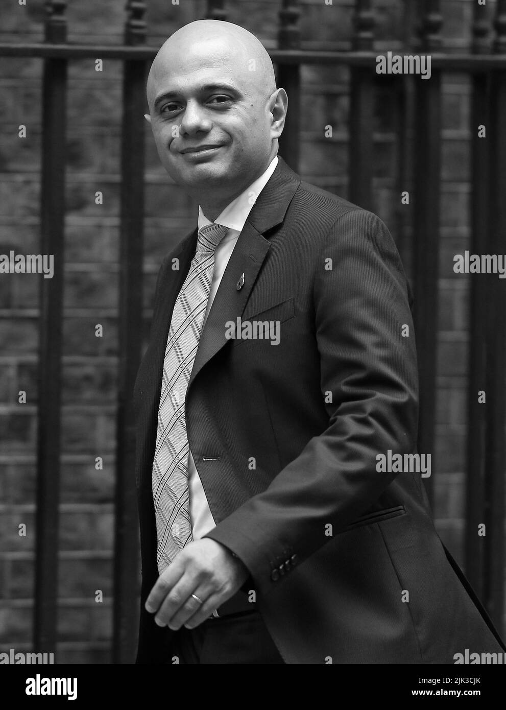 London, UK. 31st October, 2017. Sajid Javid Secretary of State for Communities and Local Government attends a Cabinet meeting at 10 Downing Street in London Stock Photo