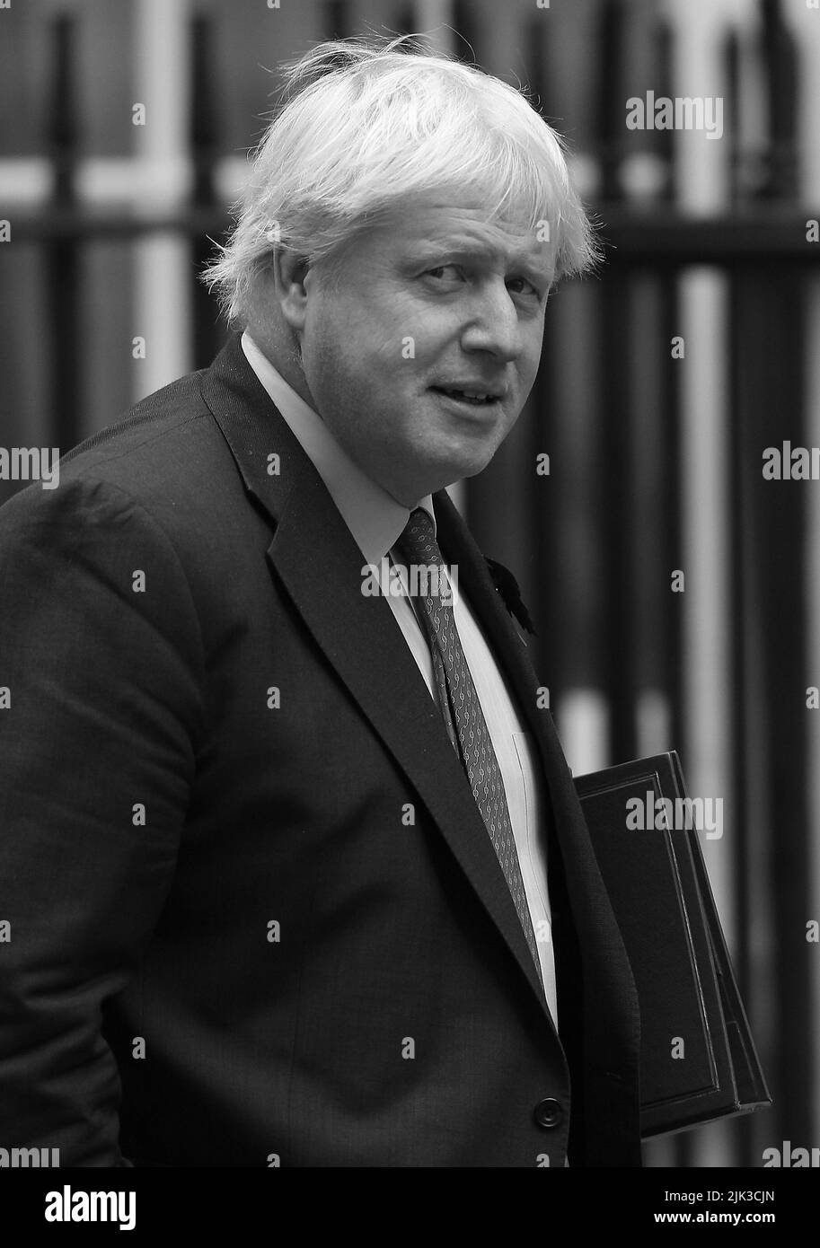 London, UK. 31st October, 2017. Boris Johnson Secretary of State for Foreign Affairs attends a Cabinet meeting at 10 Downing Street in London Stock Photo