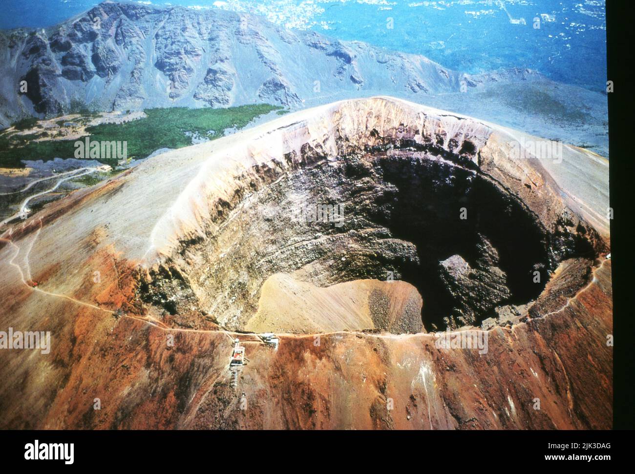 Standing High Volcano Stock Photo Alamy