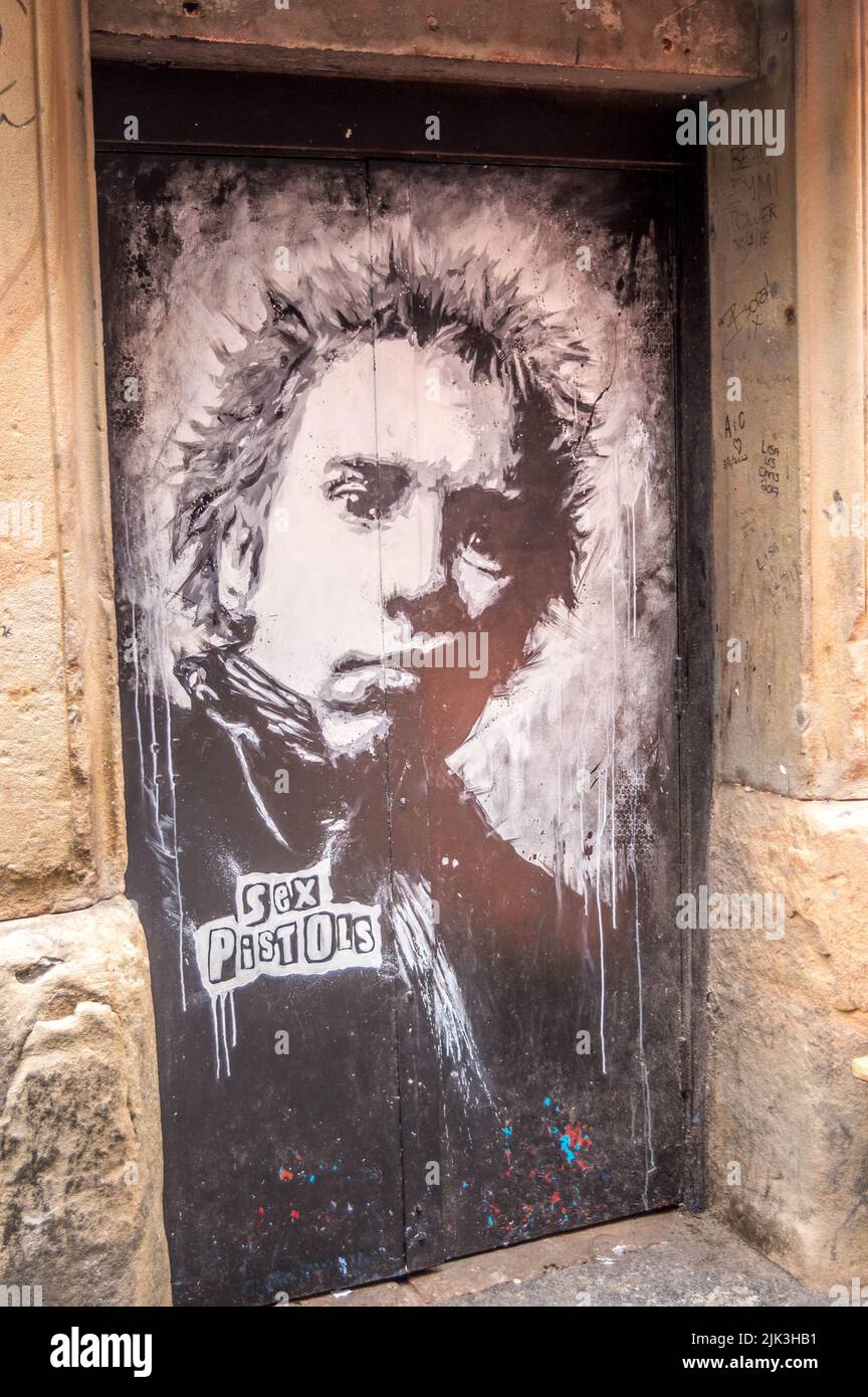 Liverpool Graffiti / Street Art Stock Photo