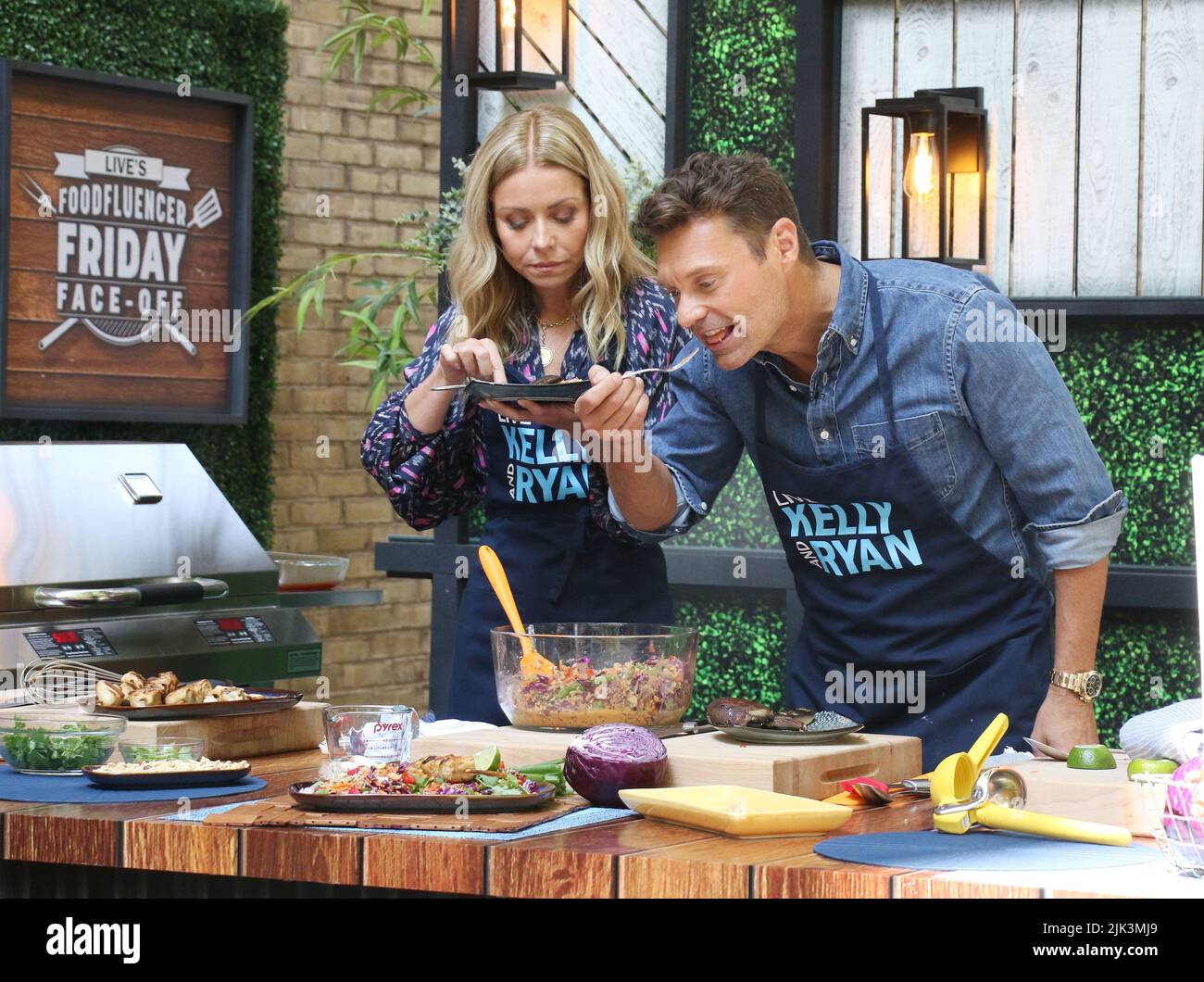 Live with Kelly & Ryan Foodfluencer Friday Face Off PICTURED Kelly