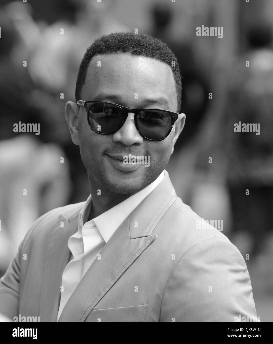 LONDON, UK, 6th July 2015: John Legend seen at the Wimbledon Championships 2015 day seven Stock Photo