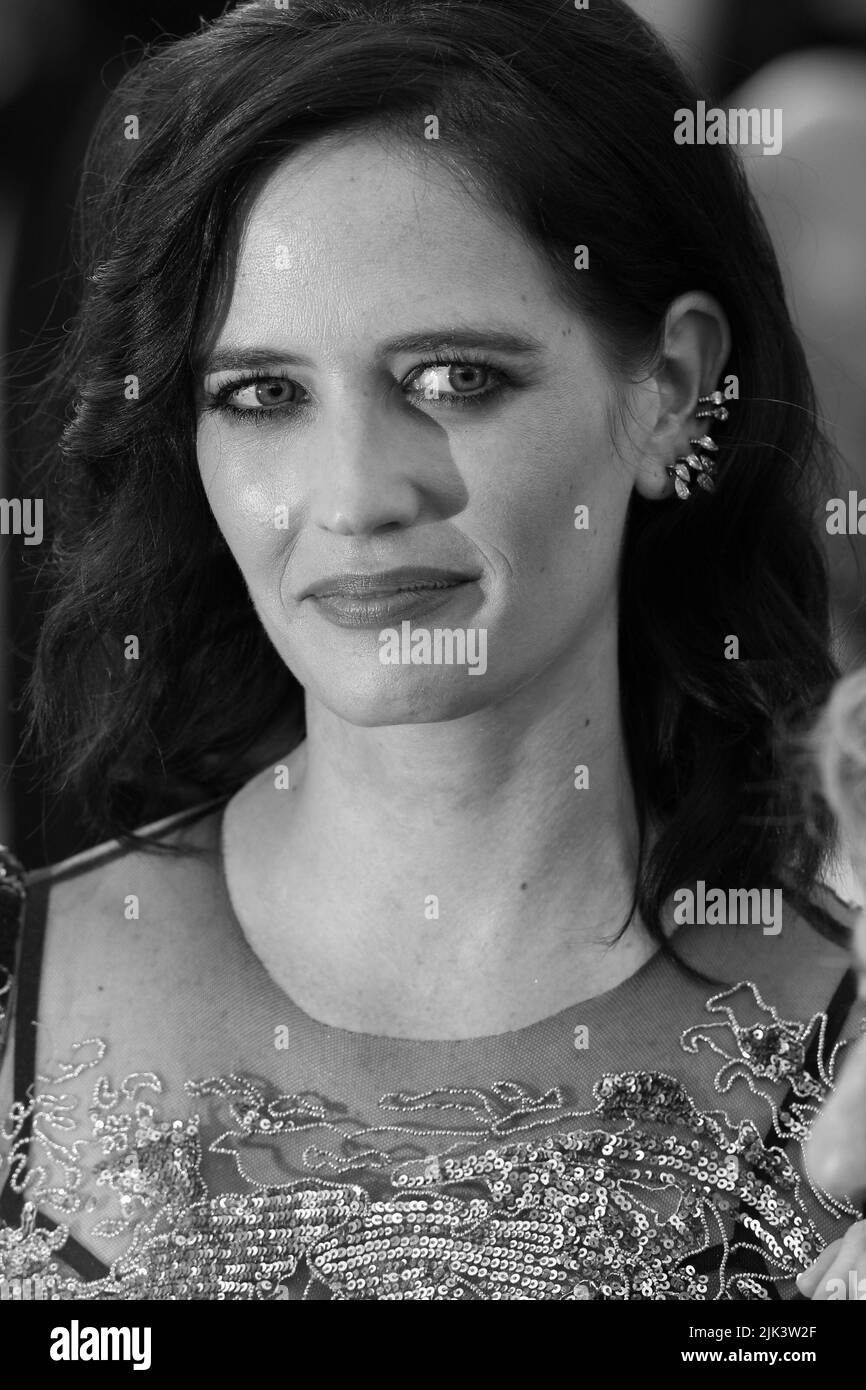 Eva Green attends Based on a True Story premiere during the 70th annual Cannes Film Festival at Palais des Festivals on May 27, 2017 in Cannes, France. Stock Photo