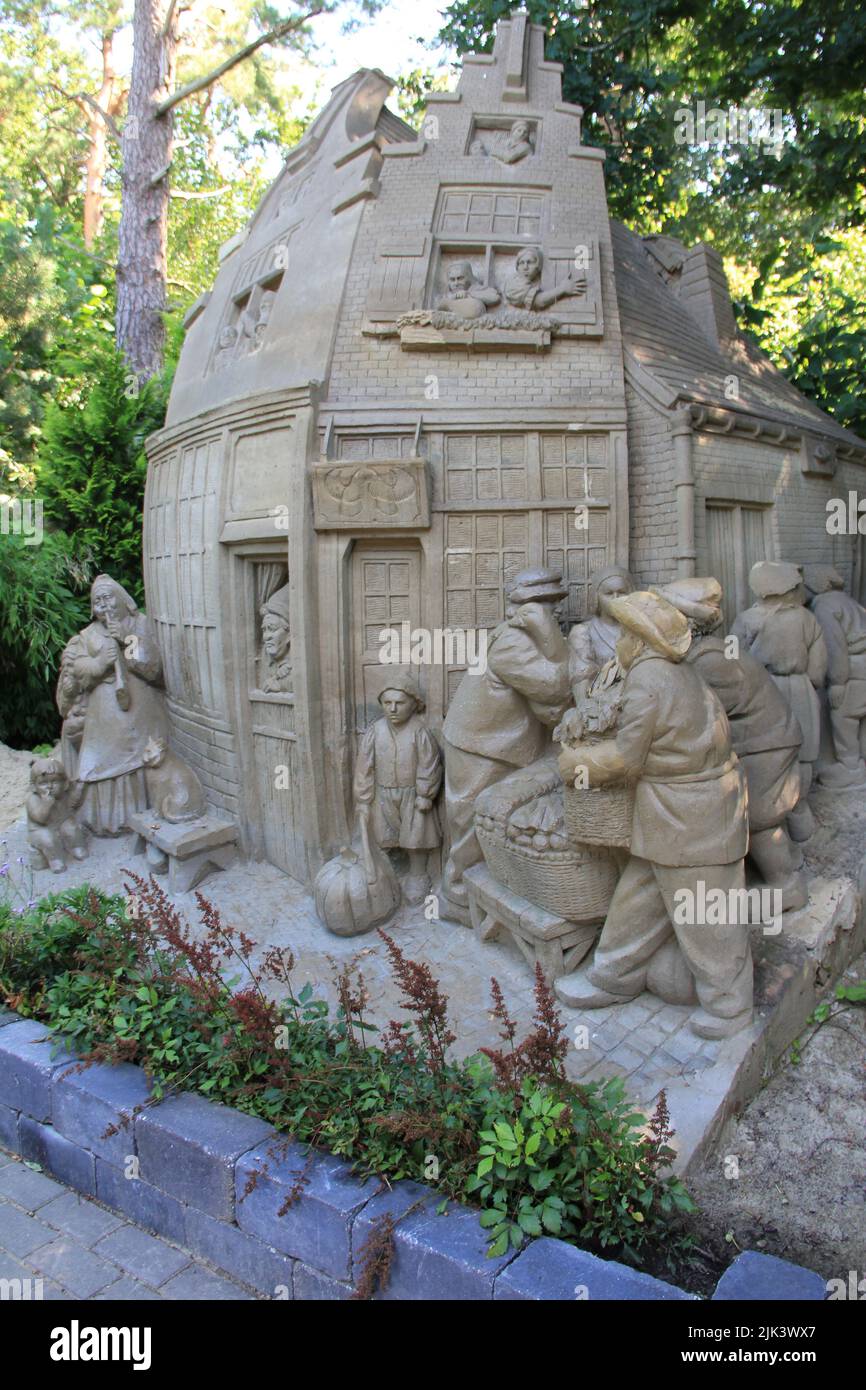 Sand sculpture festival in Garderen the Netherlands Stock Photo Alamy