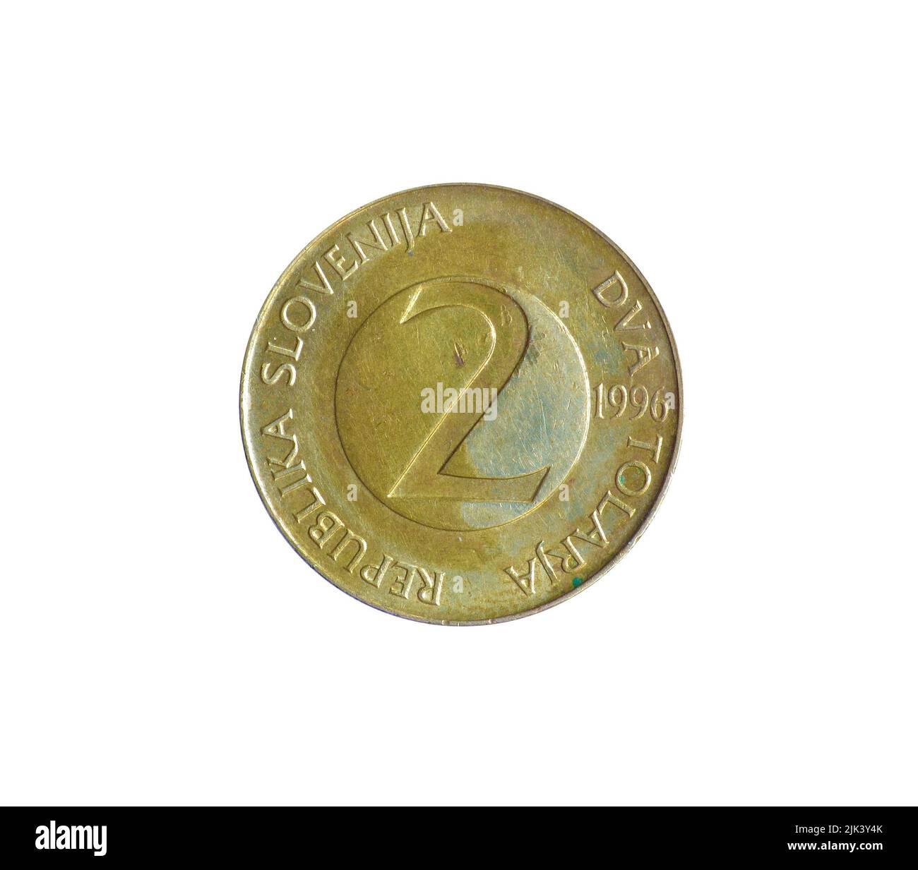 Tollar Slovenian tolar coin currency hi-res stock photography and images - Alamy