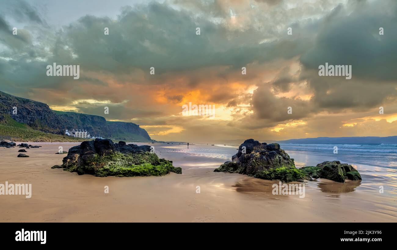 Downhill beach is located on the Causeway coastal route in Northern