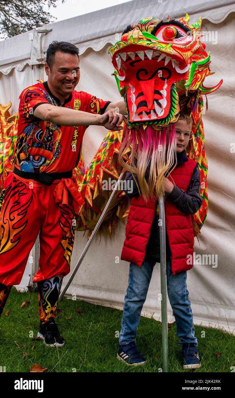 Harrogate, 30th July 2022. The Harrogate Carnival is taking place today under gloomy skies. Picture Credit: ernesto rogata/Alamy Live News Stock Photo