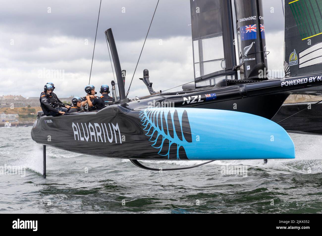 SailGP, Plymouth, UK. 30th July, 2022. Day 1 for the Great British Sail