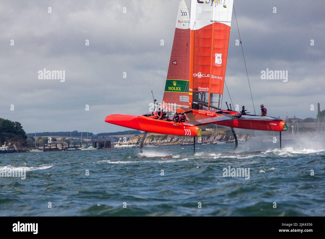 SailGP, Plymouth, UK. 30th July, 2022. Day 1 for the Great British Sail