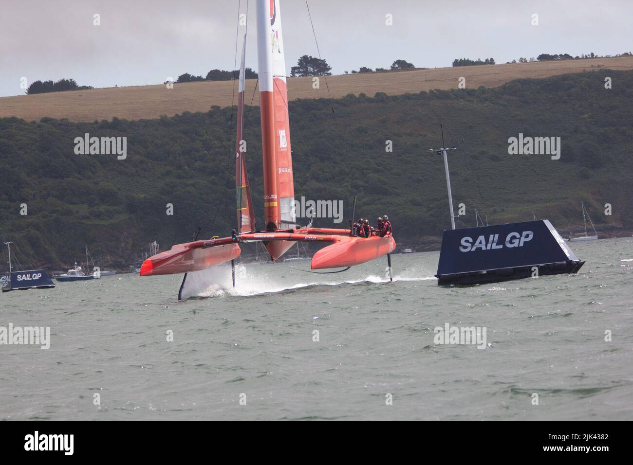 SailGP, Plymouth, UK. 30th July, 2022. Day 1 for the Great British Sail